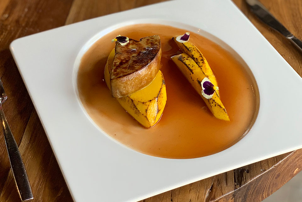 Recette de foie gras à la mangue