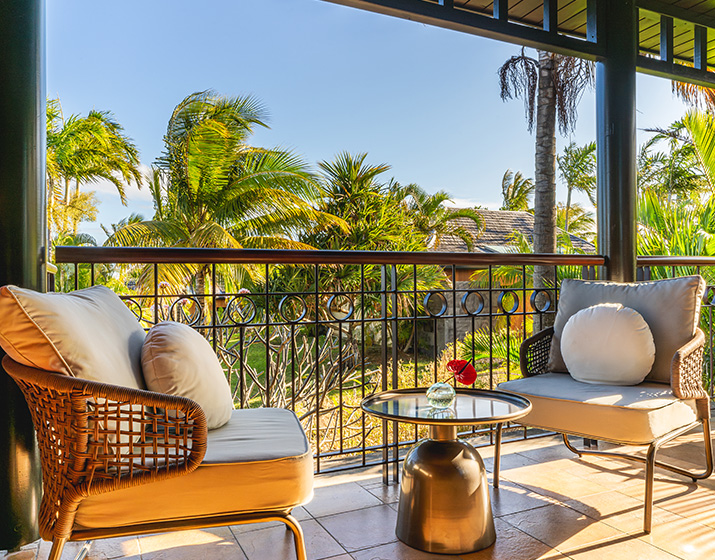 Terrasse de la chambre Deluxe